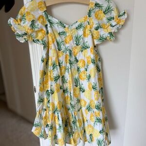 Janie and Jack Yellow Floral Kids Dress